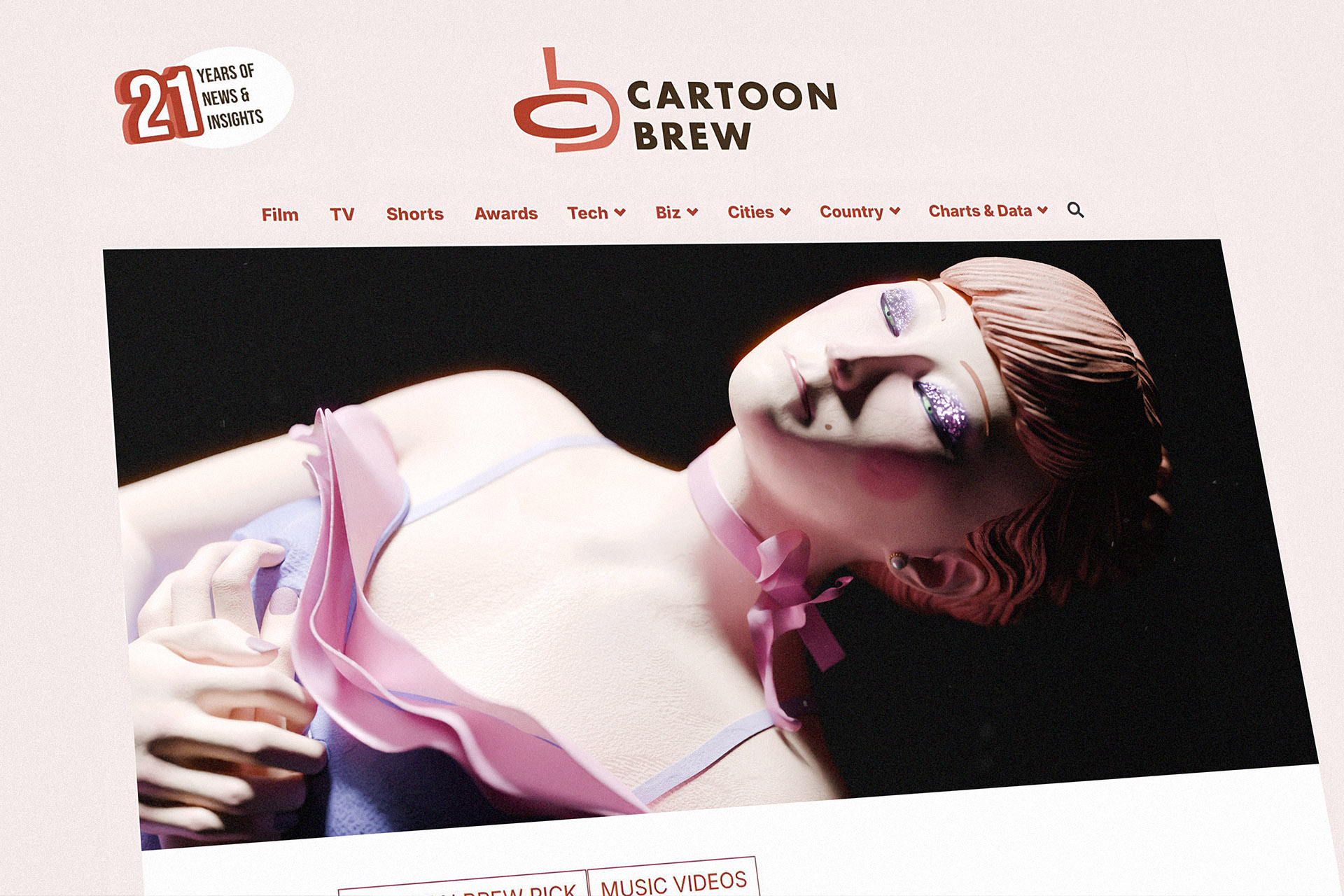 Mary Coughlan animated music video featured on Cartoon Brew.